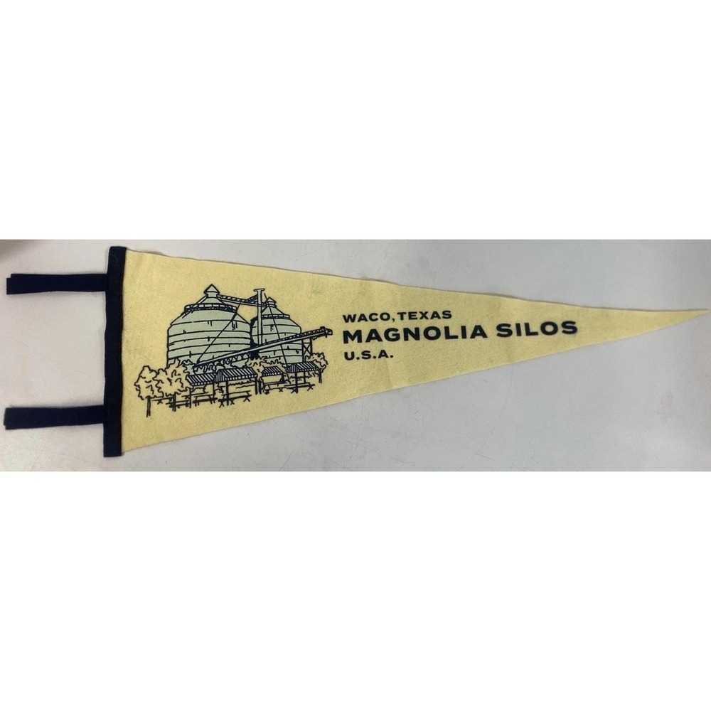Celebrate Everything Magnolia Silos Waco Texas USA Felt Wall Decor Penant 26"